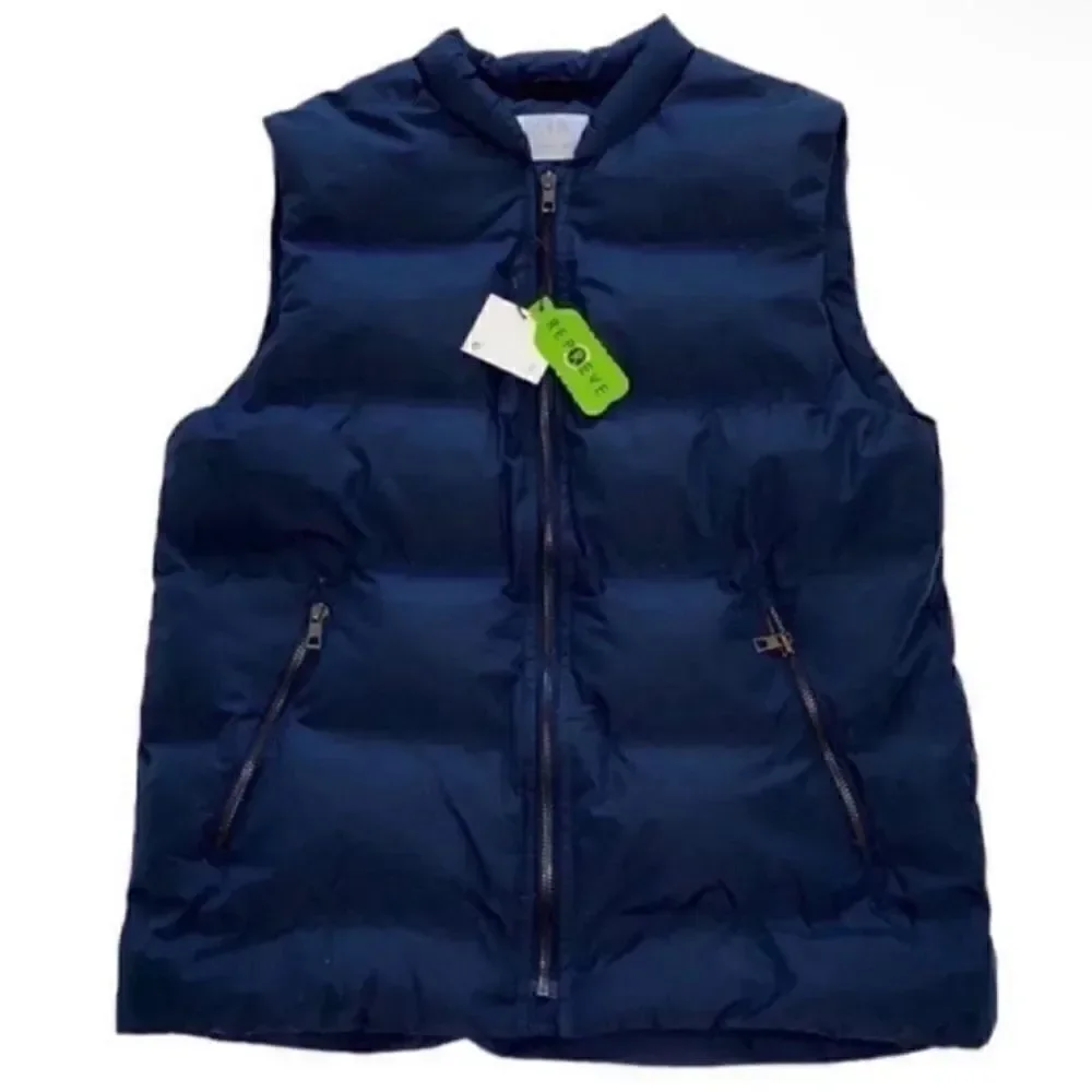 Zara Boys Navy Blue Puffer Vest(Size 13-14yrs)